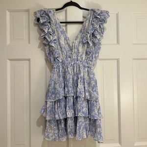 Olivaceous Ruffle Dress